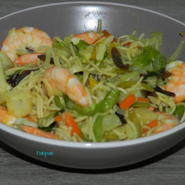 NOUILLES AUX SCAMPIS