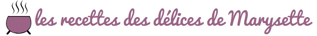 Banniere les recettes des delices de marysette