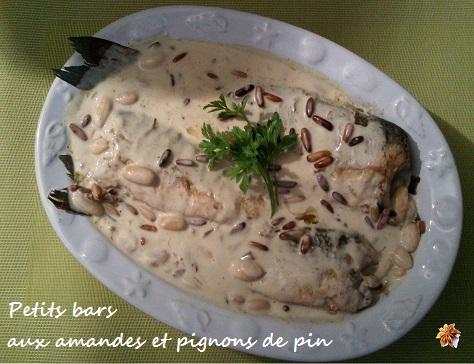 Bars aux amandes et aux pignons de pin