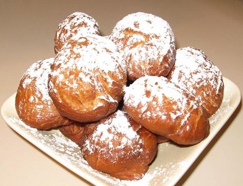Beignets fourres au nutella ou a la compote