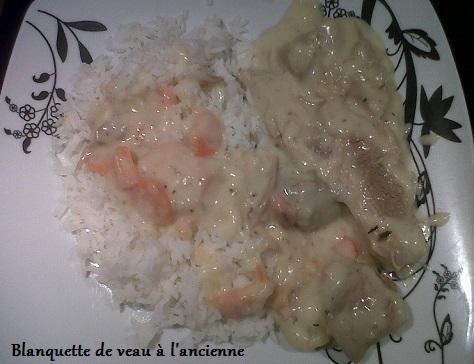 Blanquette de veau a l ancienne