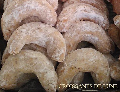 Bredele d alsace croissants de lune