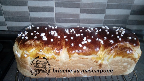 Brioche au mascarpone au thermomix