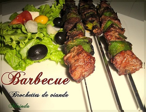 Brochettes de boeuf