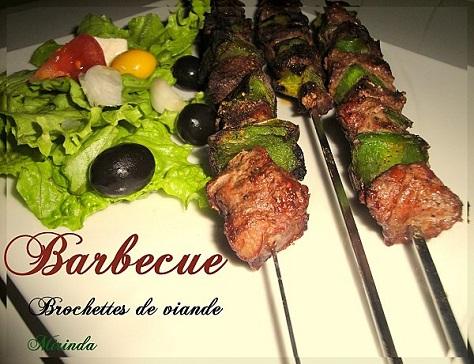 Brochettes de boeuf