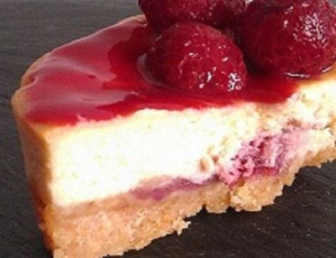 Cheesecake coeur surprise framboise