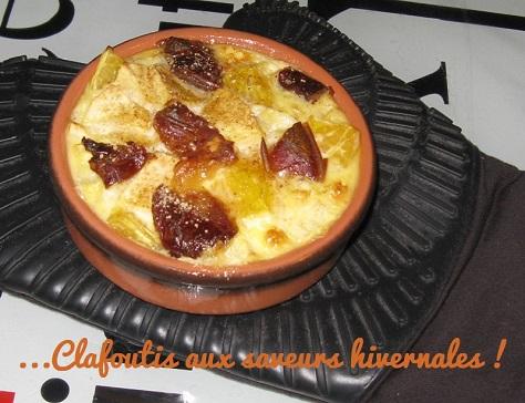 Clafoutis gourmand aux saveurs hivernales