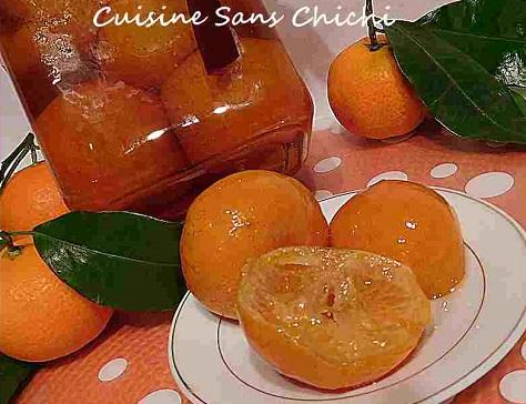 Clementines corses confites