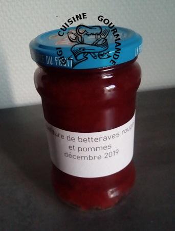 Confitures de betteraves rouges pommes
