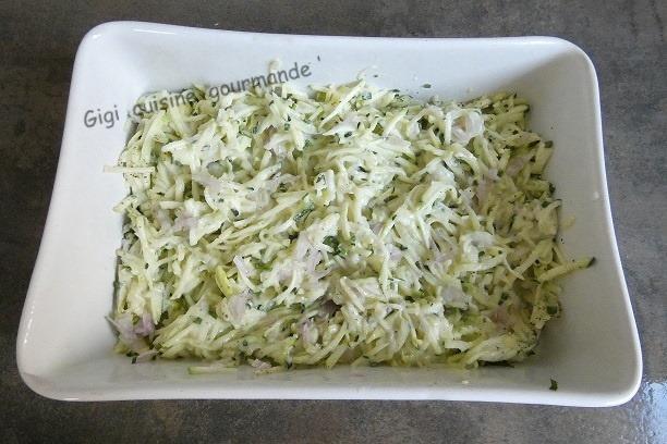 Courgettes rapees