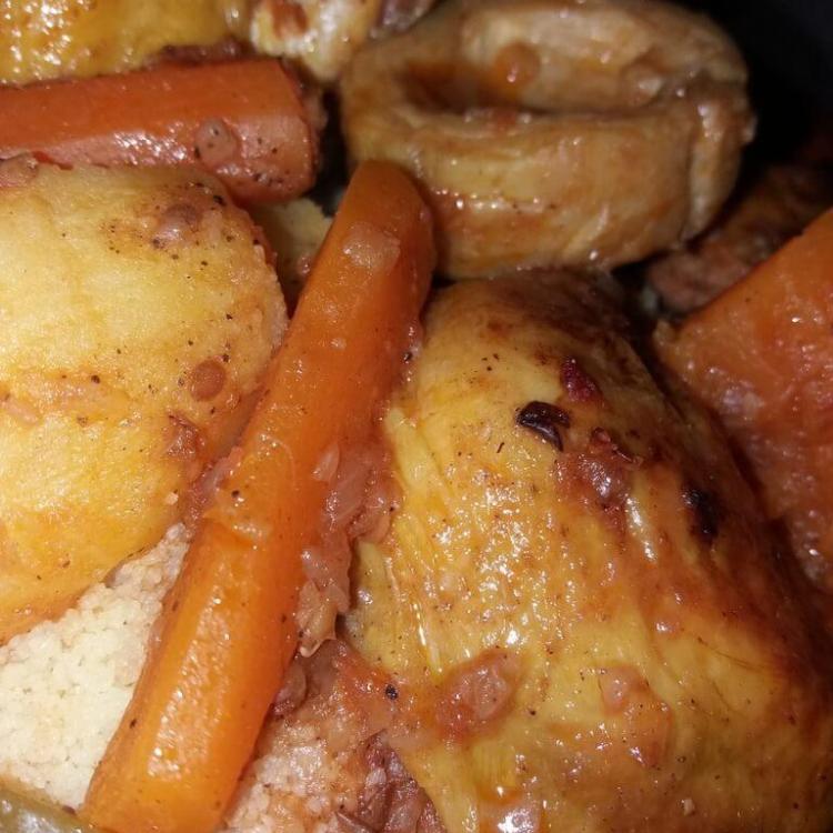 1 Recette facile, Coucous de poulet aux légumes variés
