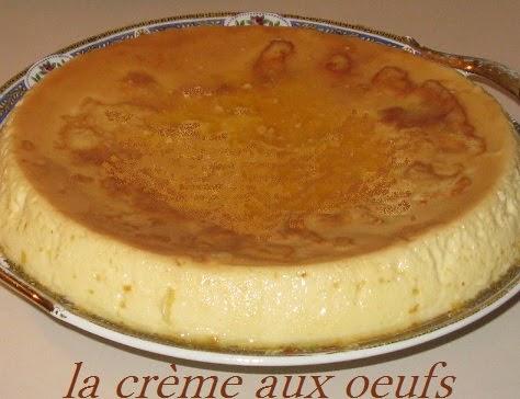 Creme aux oeufs