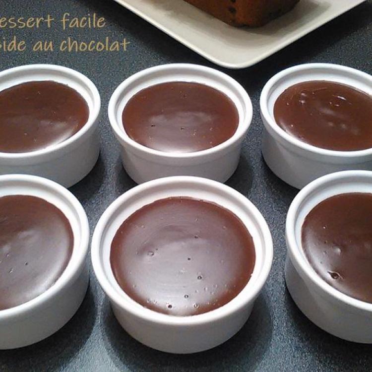 Creme dessert facile et rapide au chocolat