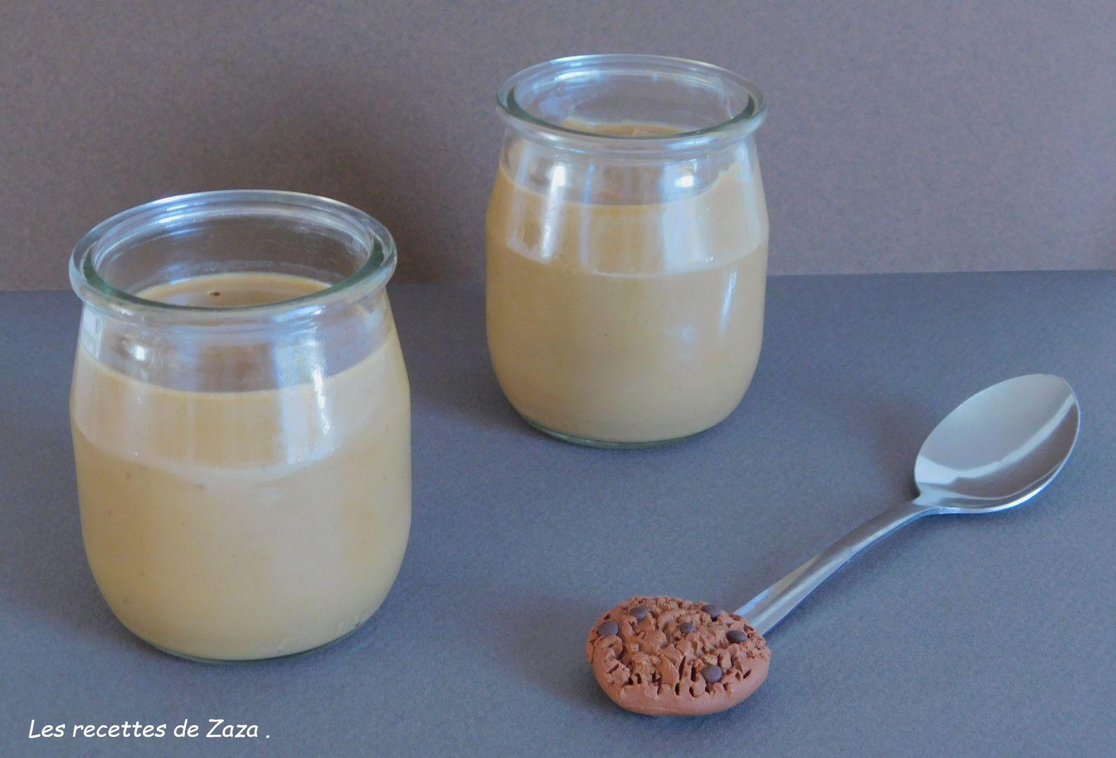 Creme dessert onctueuse au cafe