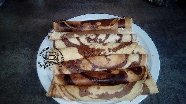 Crepes multicolores