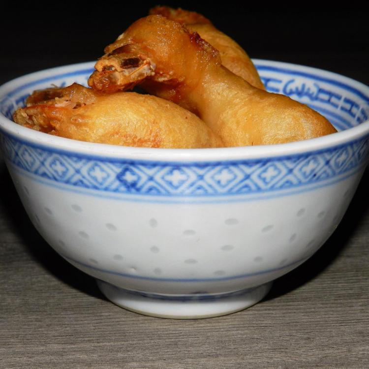 Crevettes en beignet