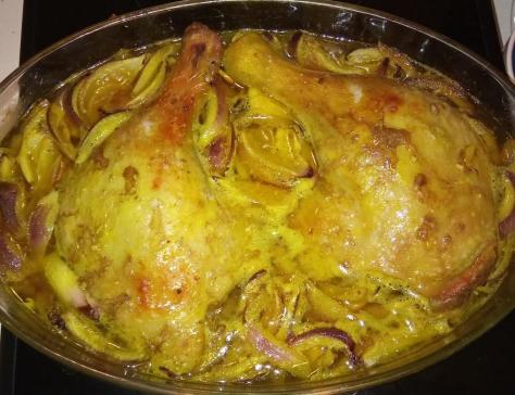 Cuisses de canard aux epices