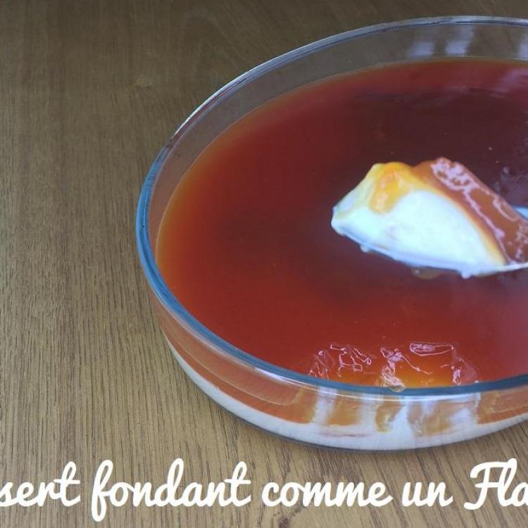 Dessert fondant comme un flan