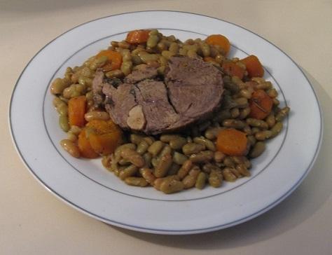 Epaule d agneau aux flageolets