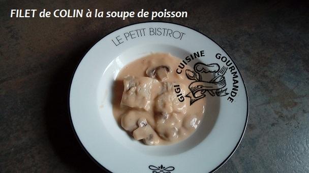 Filet de colin a la soupe de poisson cookeo 