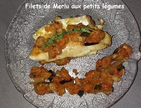 Filet de merlu aux petits legumes