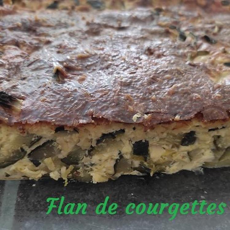 Flan de courgettes facile