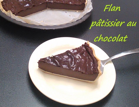 Flan patissier au chocolat