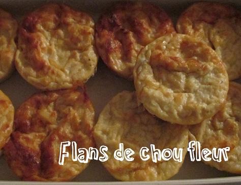 Flans de chou fleur
