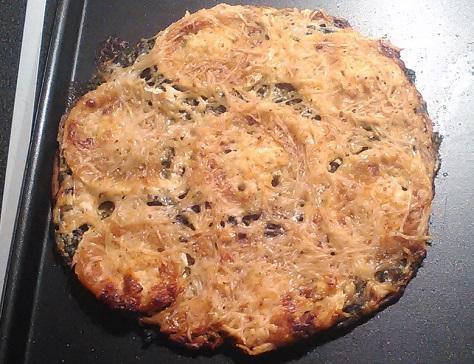 Galette expresse chevre epinard