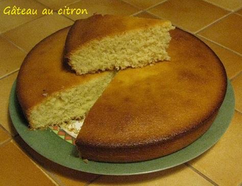 Gateau au citron