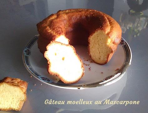 Gateau au mascarpone