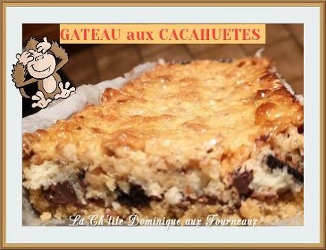 Gateau aux cacahuetes