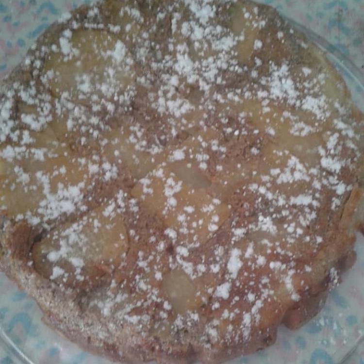 Gateau aux pommes et creme de noisettes