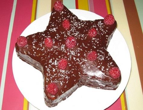 Gateau chocolat framboise
