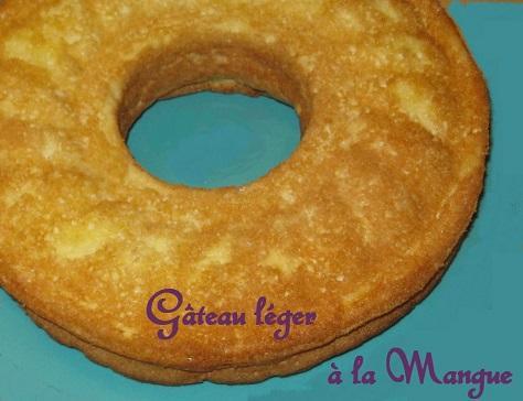 Gateau leger a la mangue