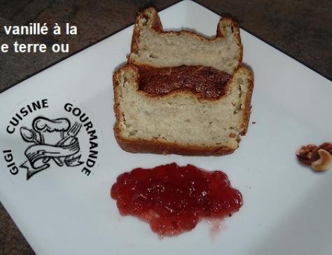 Gateau vanille a la poire de terre ou yacon 