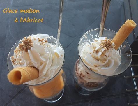 Glace maison a l abricot