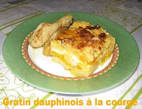 Gratin dauphinois a la courge