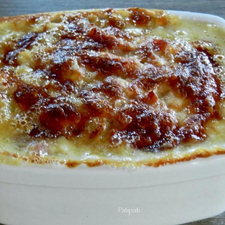 Gratin de pommes de terre au camembert