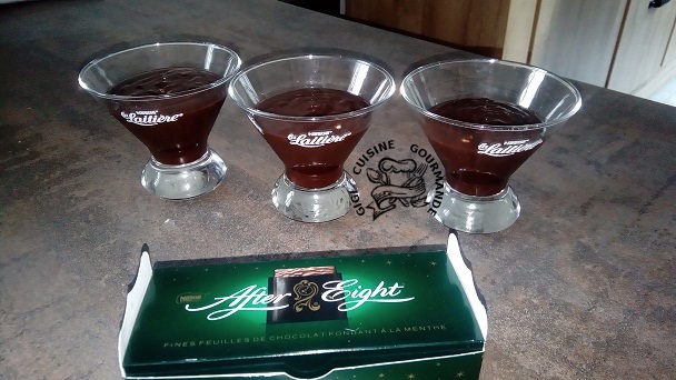 crème dessert à l'after eight