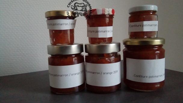 CONFITURE DE POTIMARRON ET ORANGES