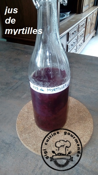 Jus de myrtilles au thermomix