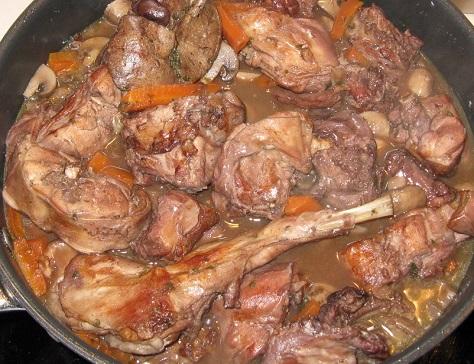 Lapin chasseur de maman