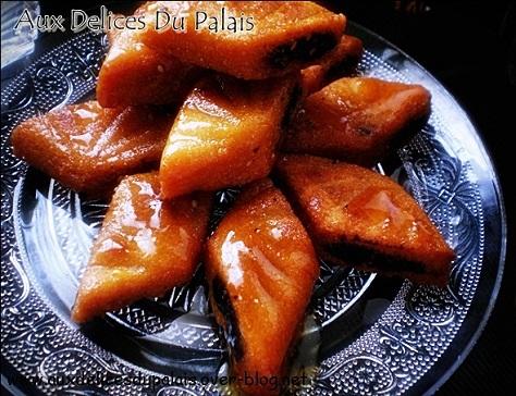 Makrouts ou makrouds aux dattes amandes