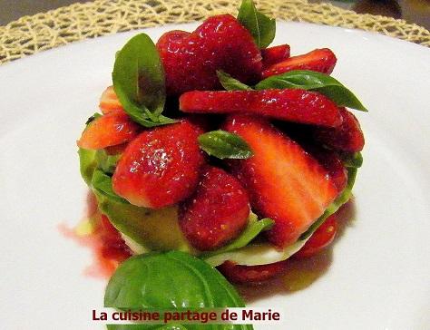 Mille feuille aux saveurs printanieres