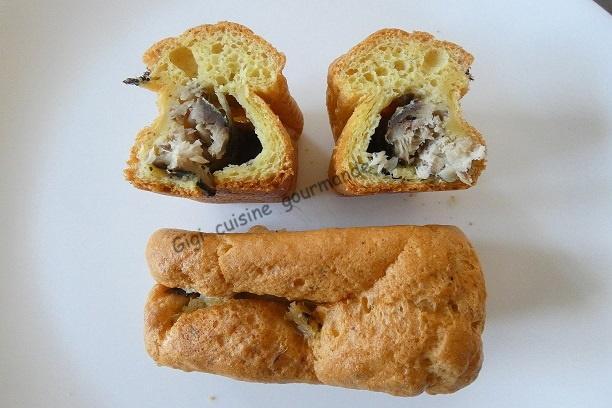 Mini cakes a la sardine