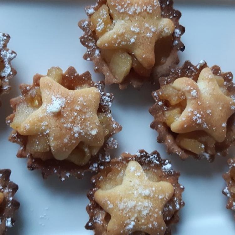Mini tartelettes aux pommes et aux epices