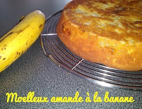 Moelleux amande a la banane