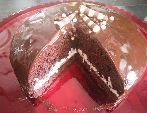 Moelleux au chocolat a la creme de lait