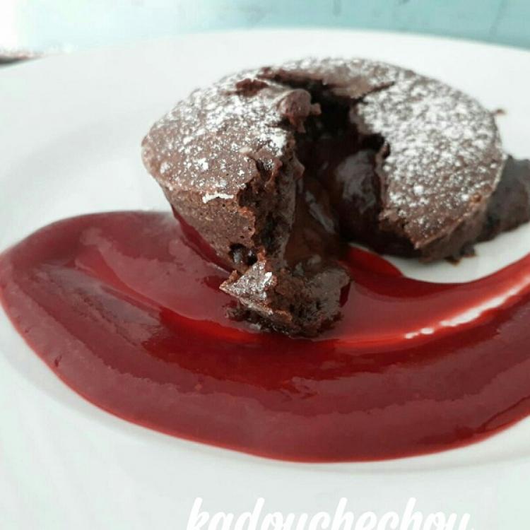 Moelleux chocolat coeur coulant